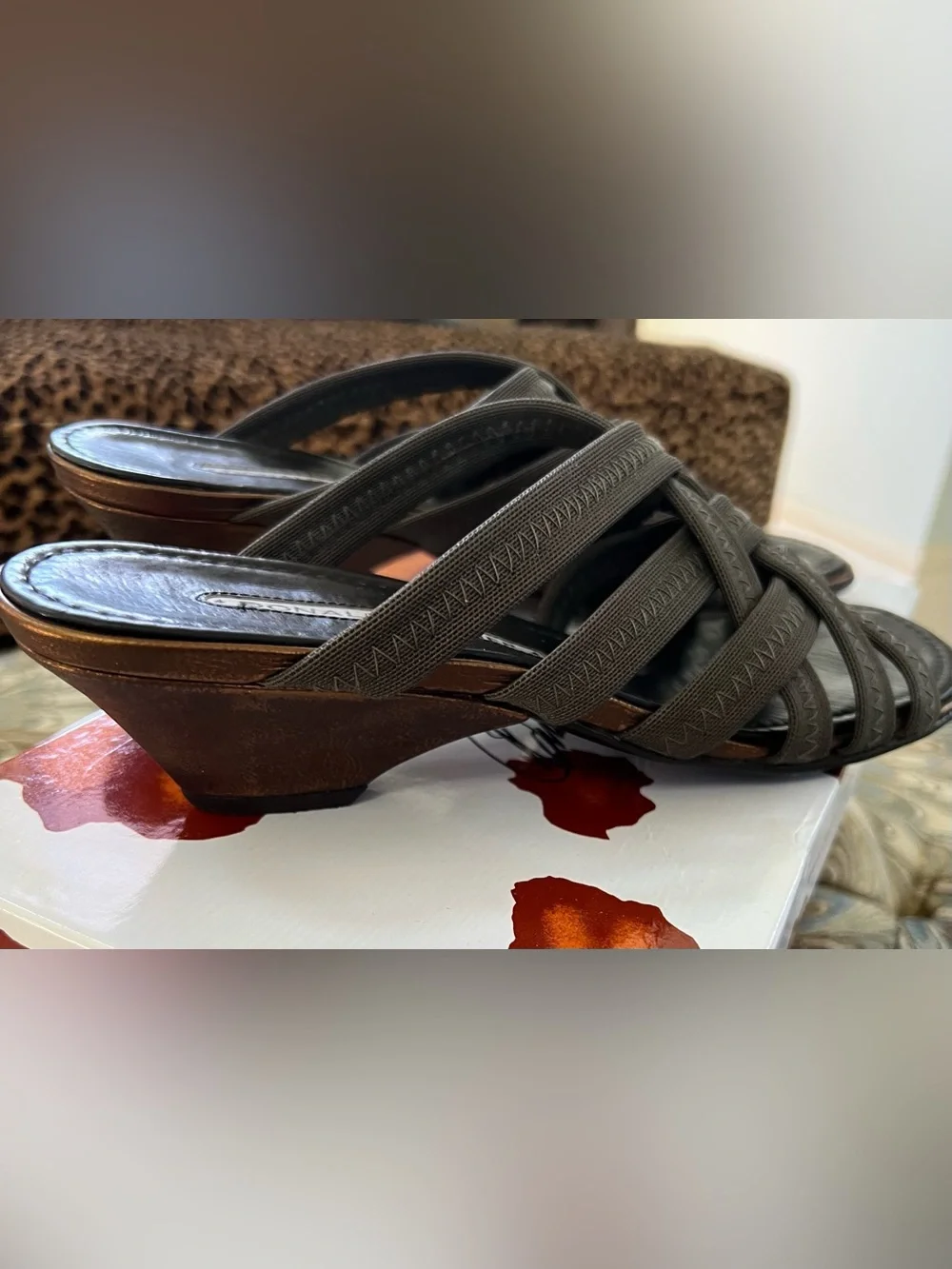 Donald Pliner Heren Strappy Slide Sandals Size 8.5 N